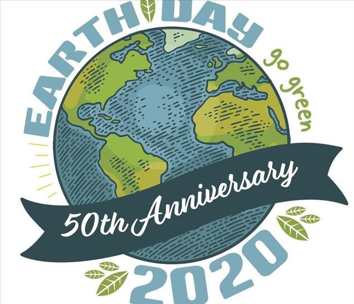 earth day 50th anniversary graphic in 2020
